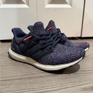 Adidas Ultra Boost 4.0 Navy/Multi-Color Sneakers Mens Size 10